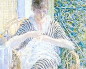 On the Balcony - 弗雷德里克·卡尔·弗里塞克